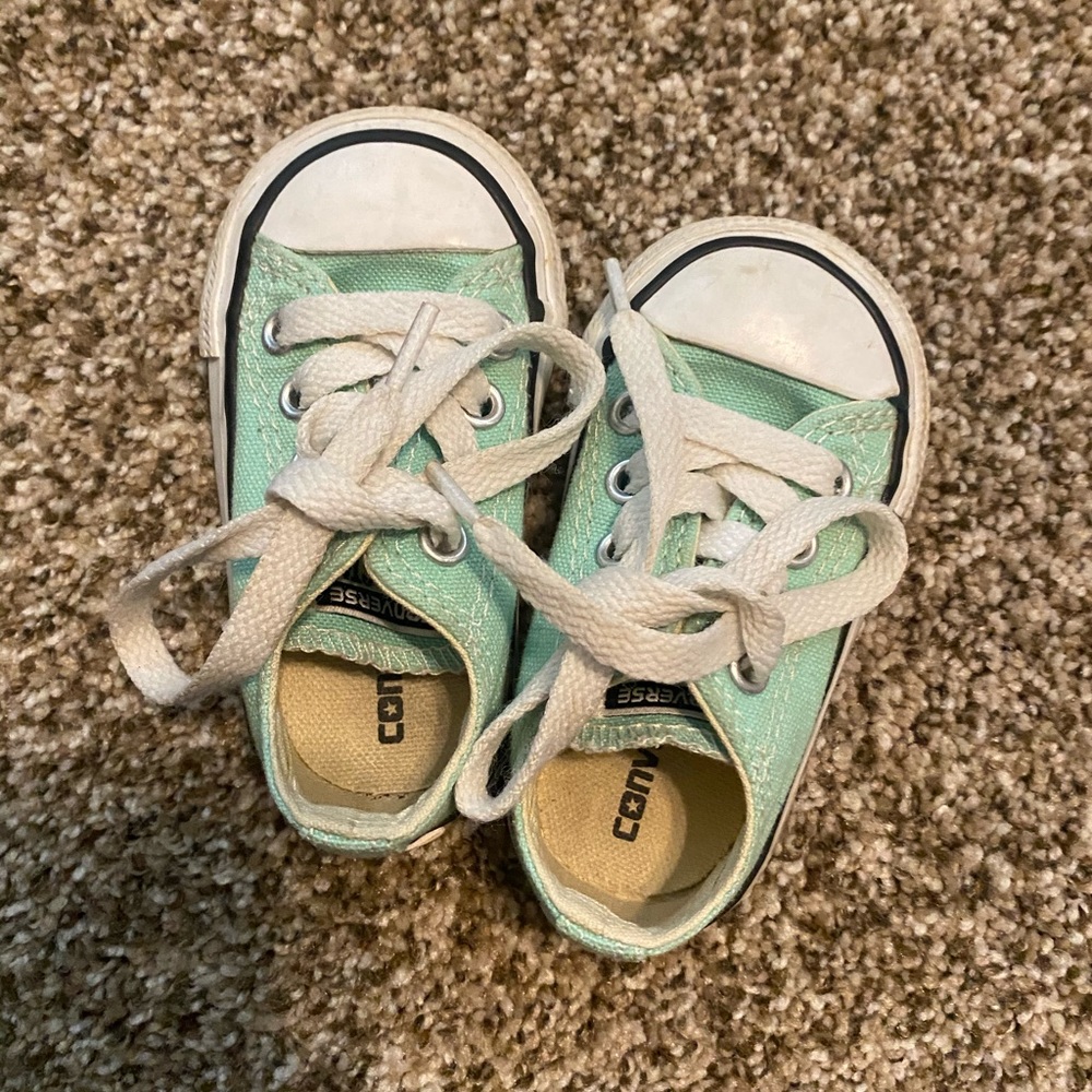 Mint/Teal/Turquoise Toddler Converse